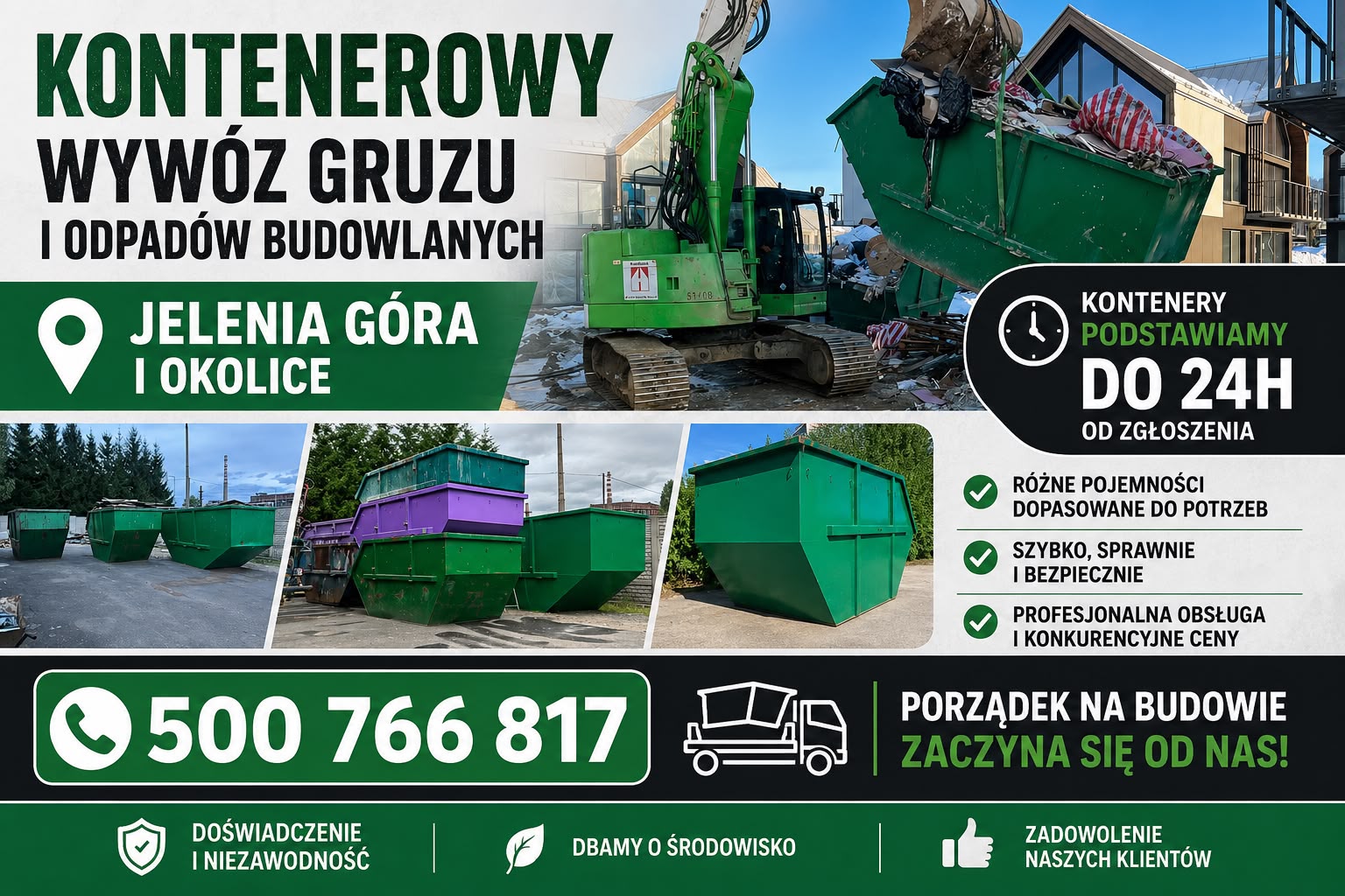 Oferta wywozu gruzu i odpadów